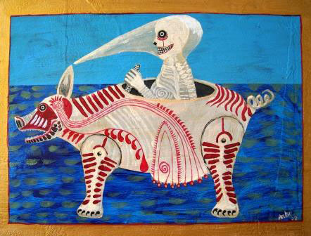 Swineherd – painting