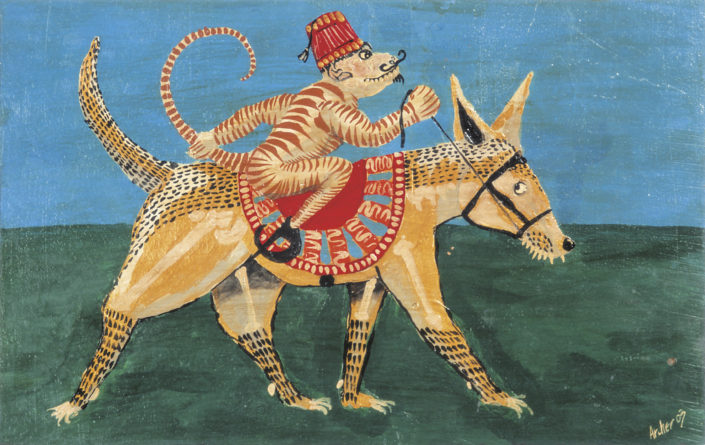 Panatello Atop Jump – painting